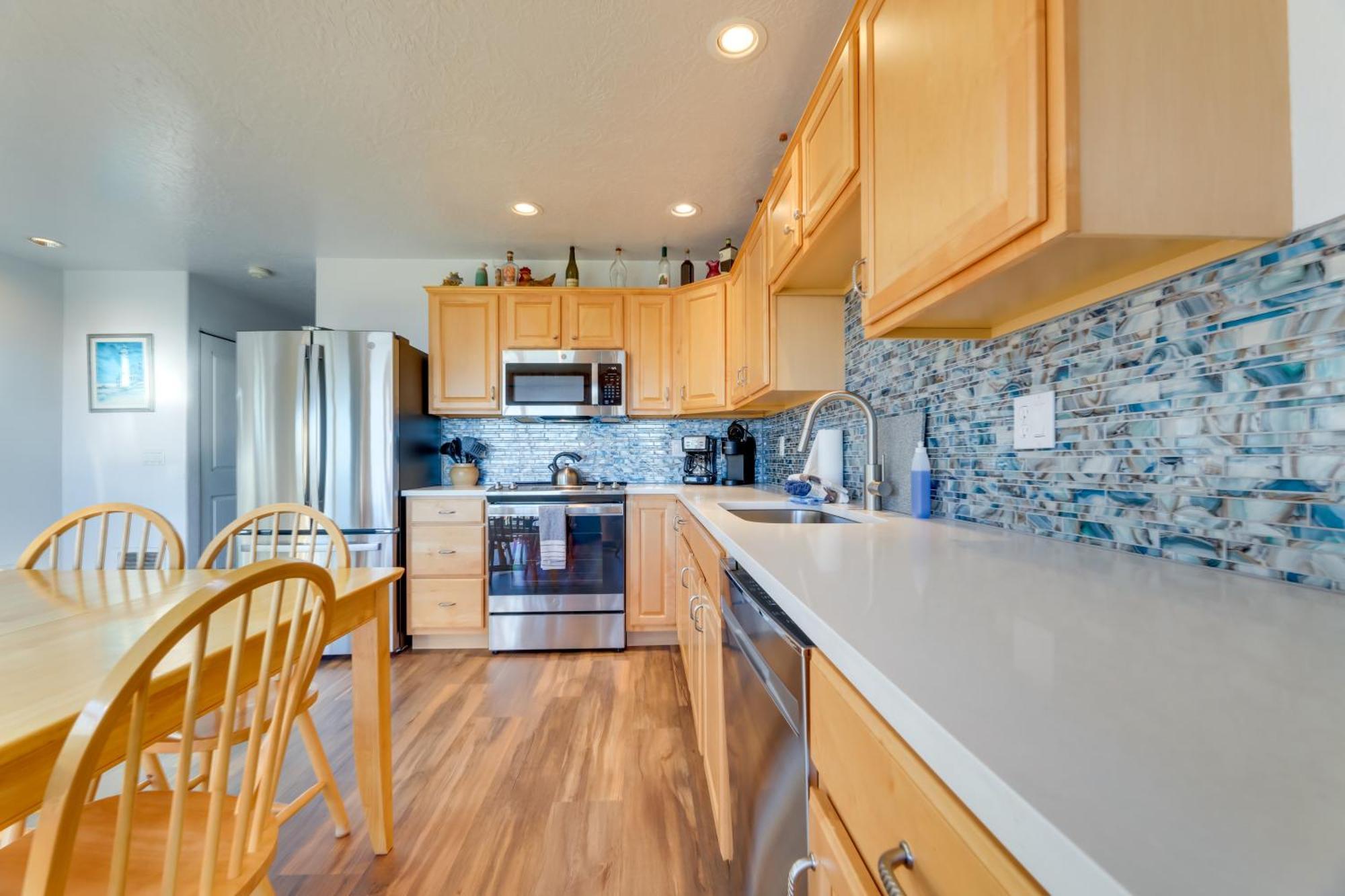 Sanderling Sea Cottages, Unit 10 Waldport Bagian luar foto